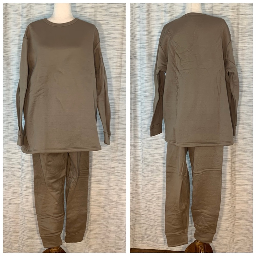 Bushmaster brown thermal fleece, military thick set.